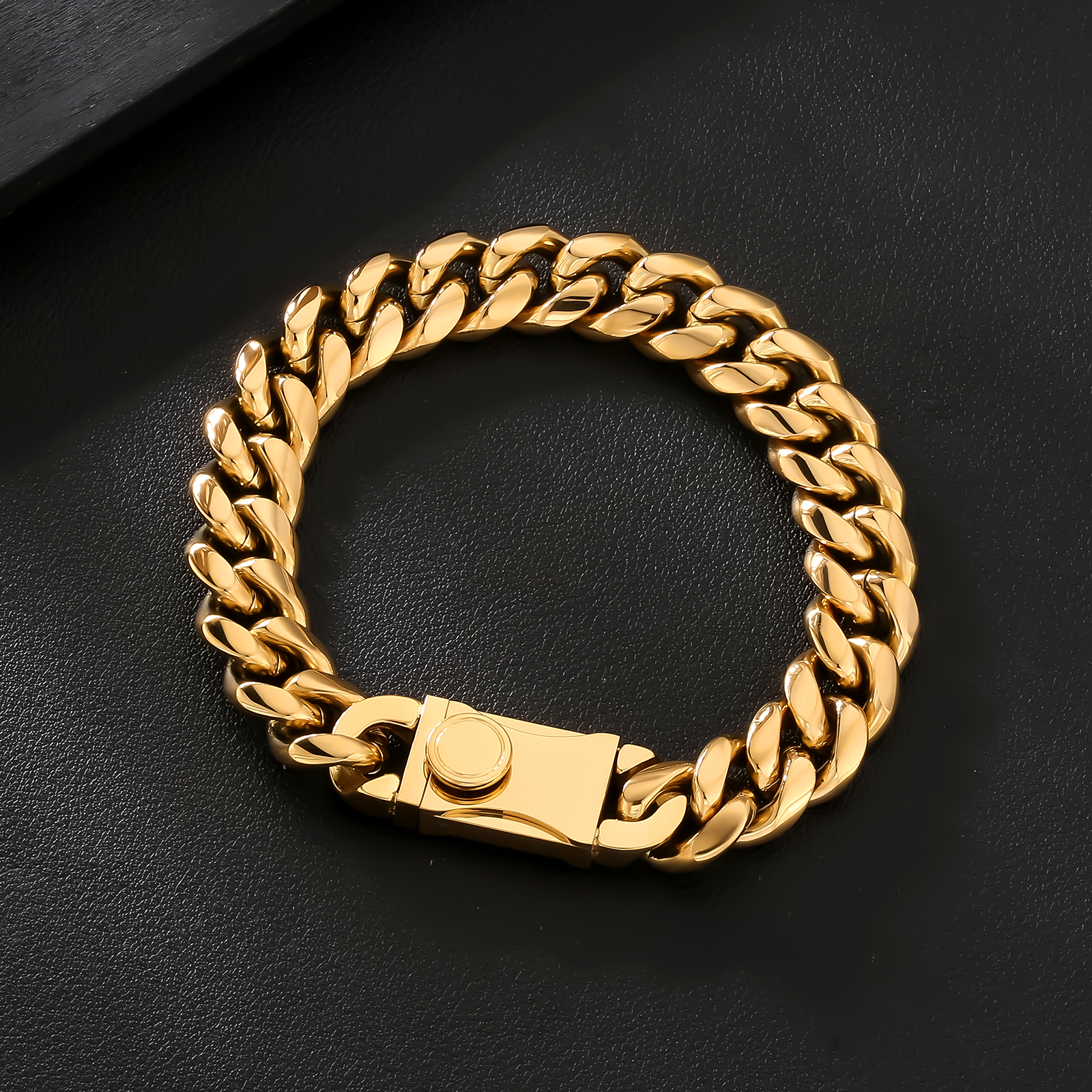 【NEW】12mm 喜平 ブレスレット 差込式クラスプ KRKC