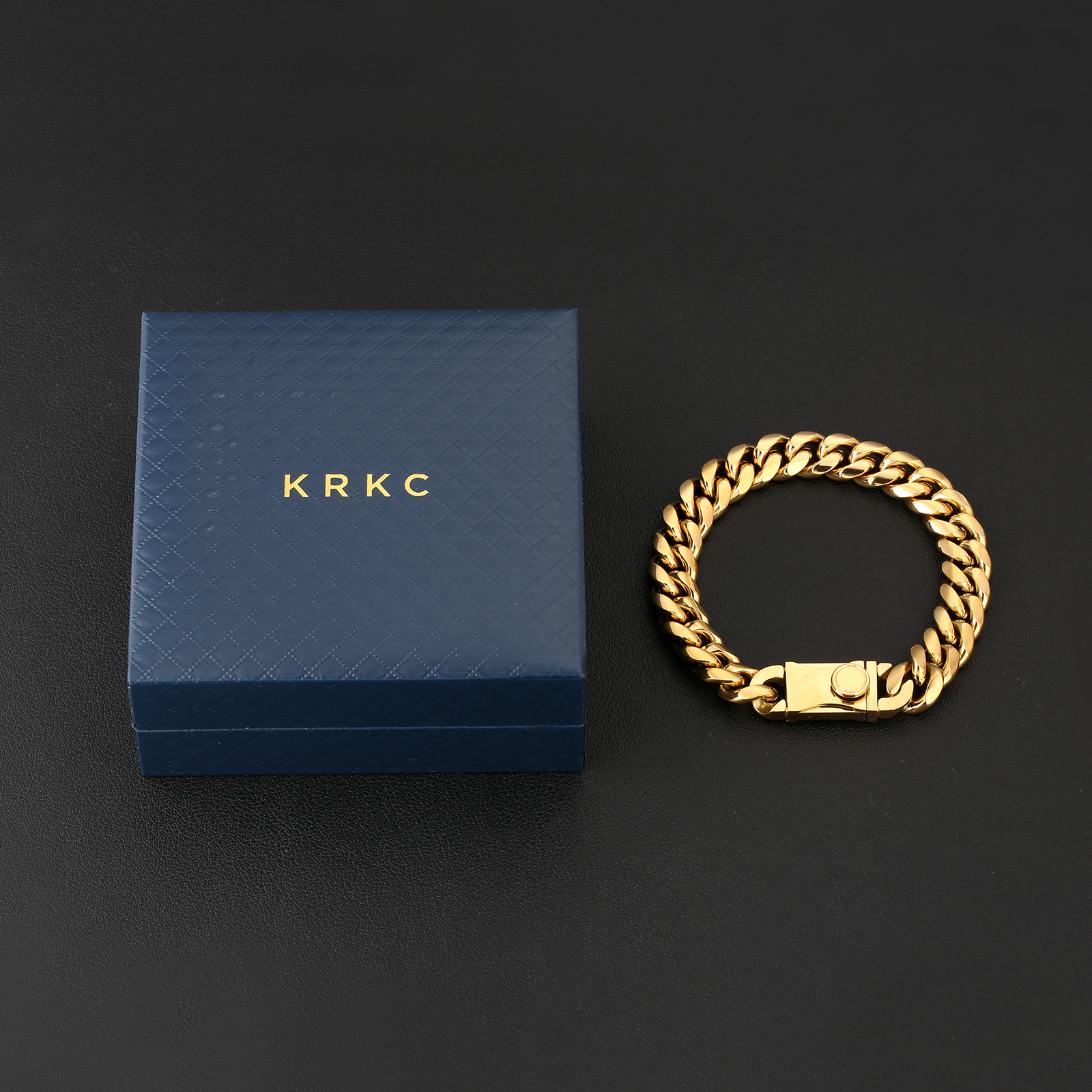 【NEW】12mm 喜平 ブレスレット 差込式クラスプ KRKC