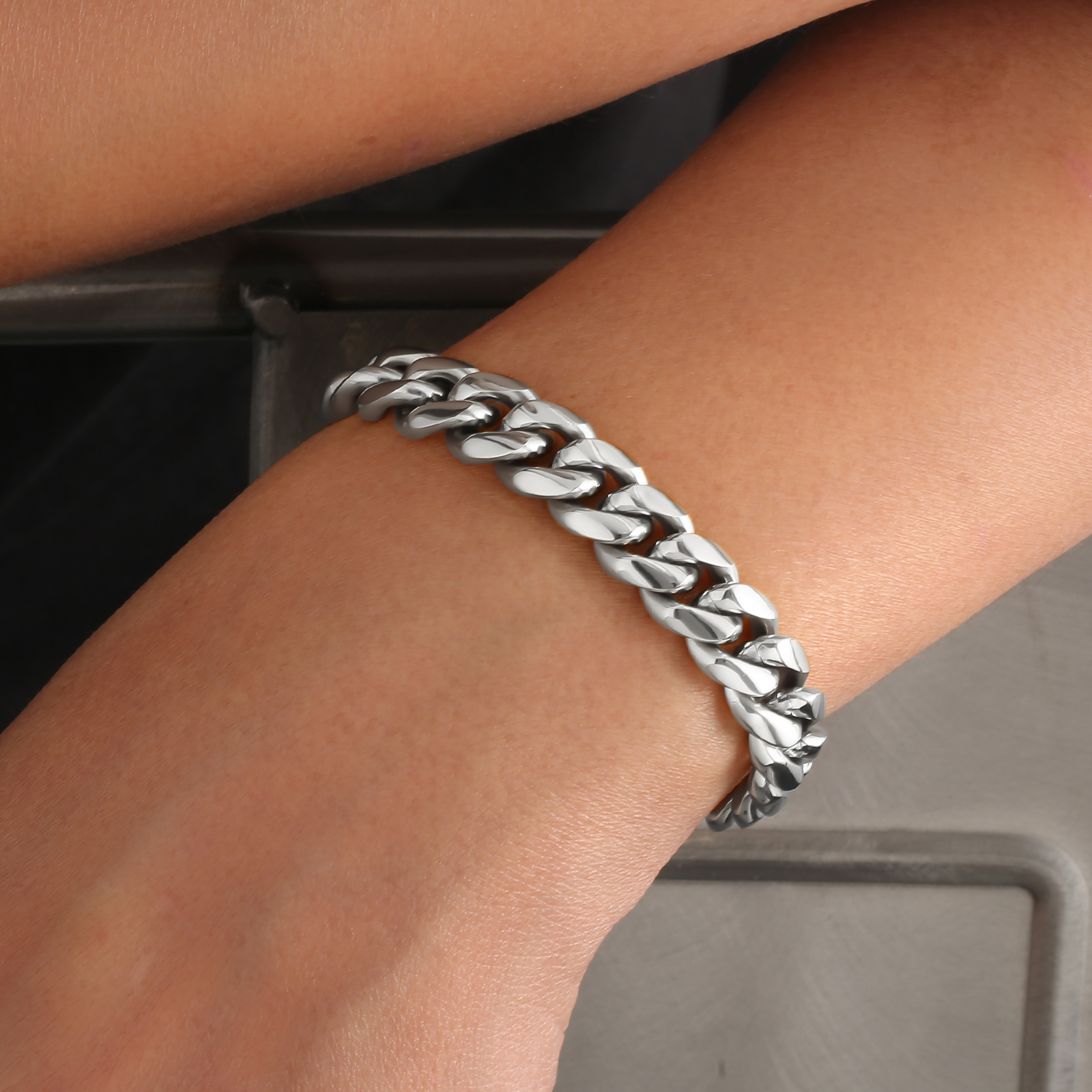 【NEW】12mm 喜平 ブレスレット 差込式クラスプ KRKC