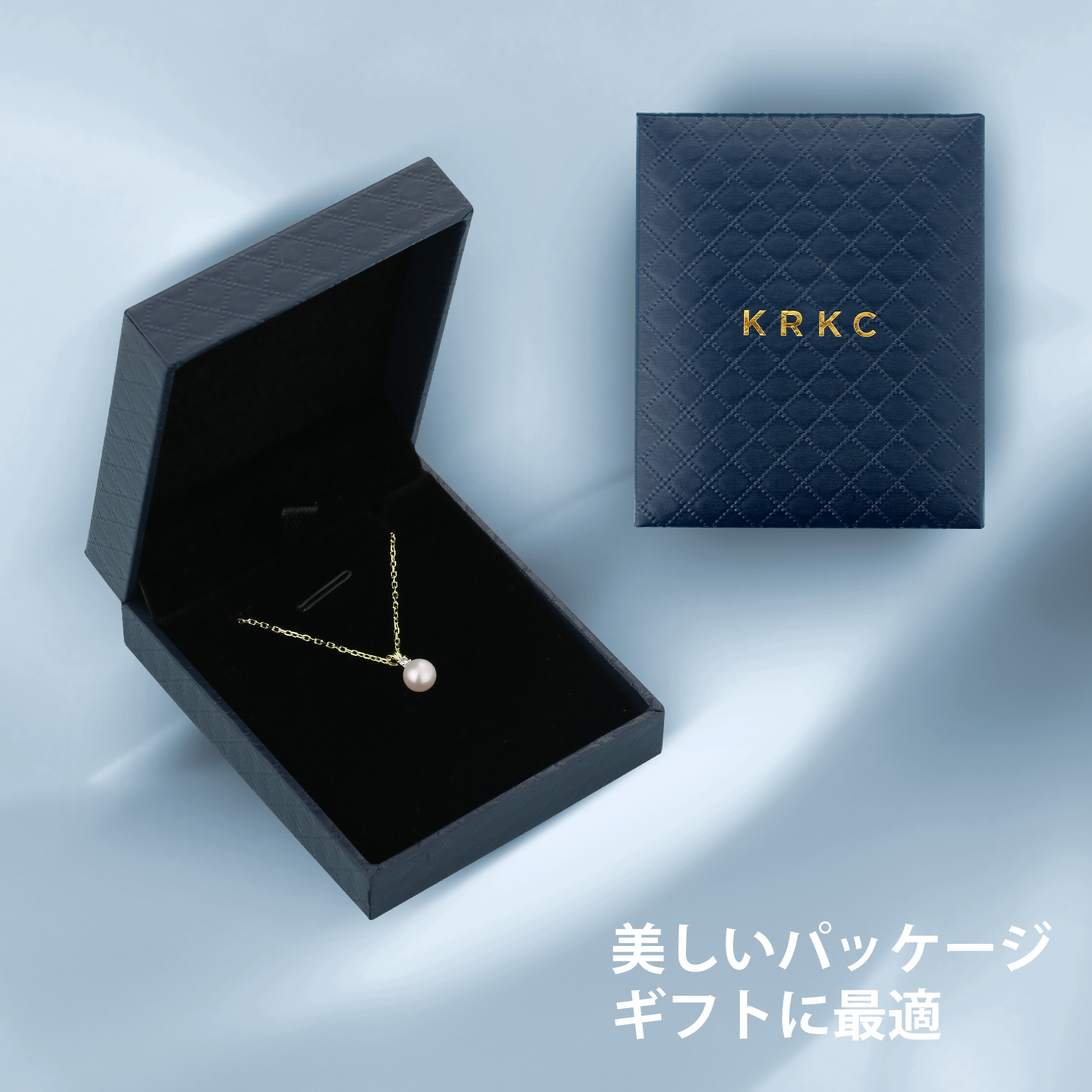 一粒パールネックレス レディース