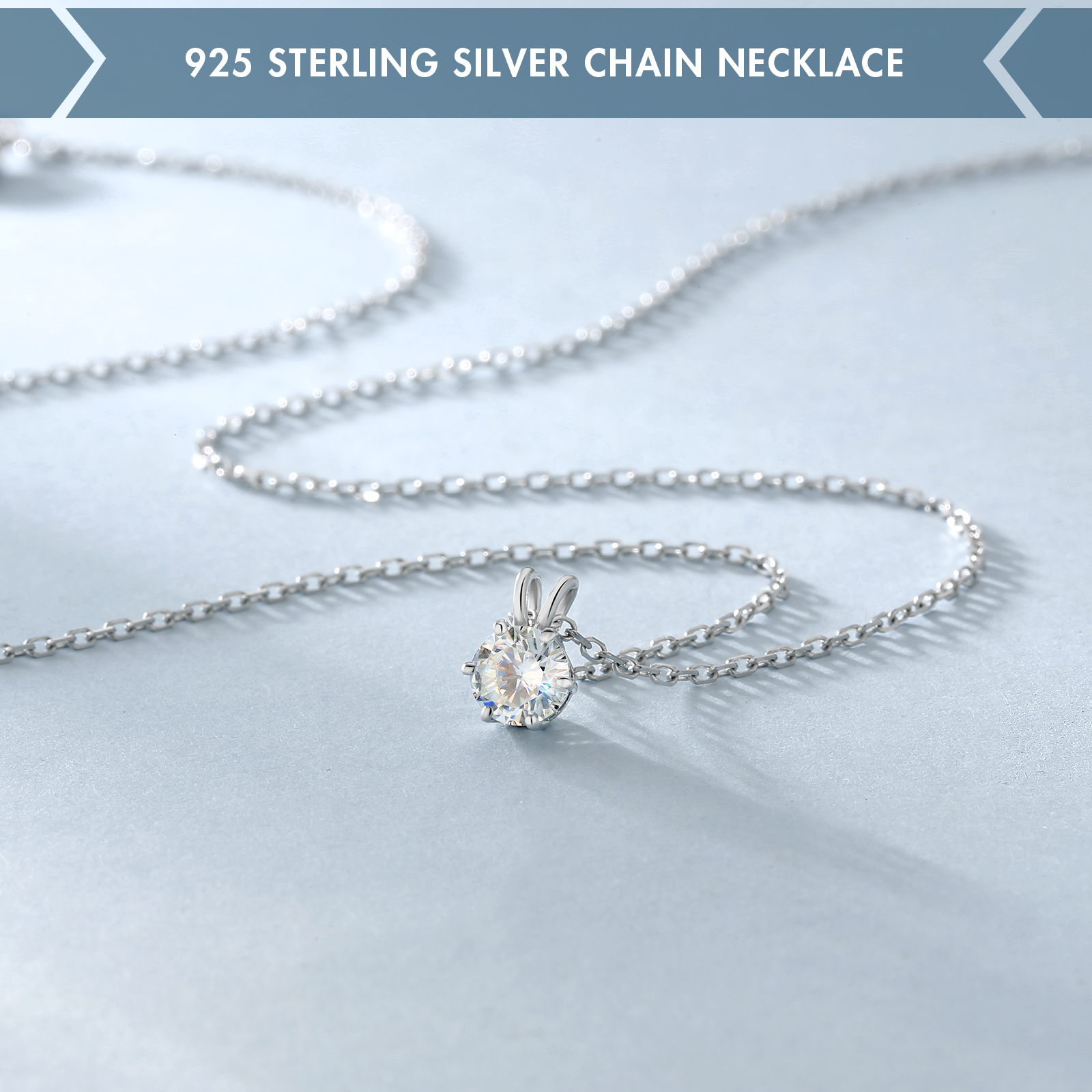 0.5~4.0カラット モアサナイト ペンダント ネックレス レディース VVS1 0420 KRKC