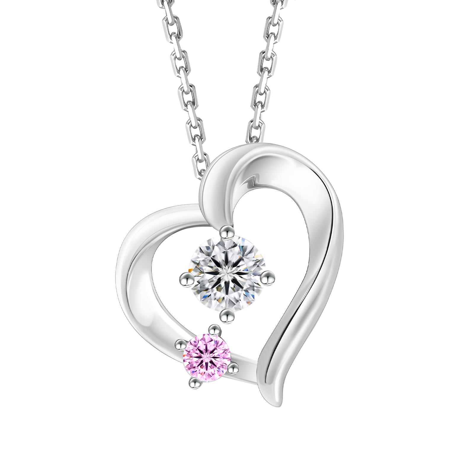 0.3カラット モアサナイト ペンダント ネックレス レディース VVS1 0447 KRKC