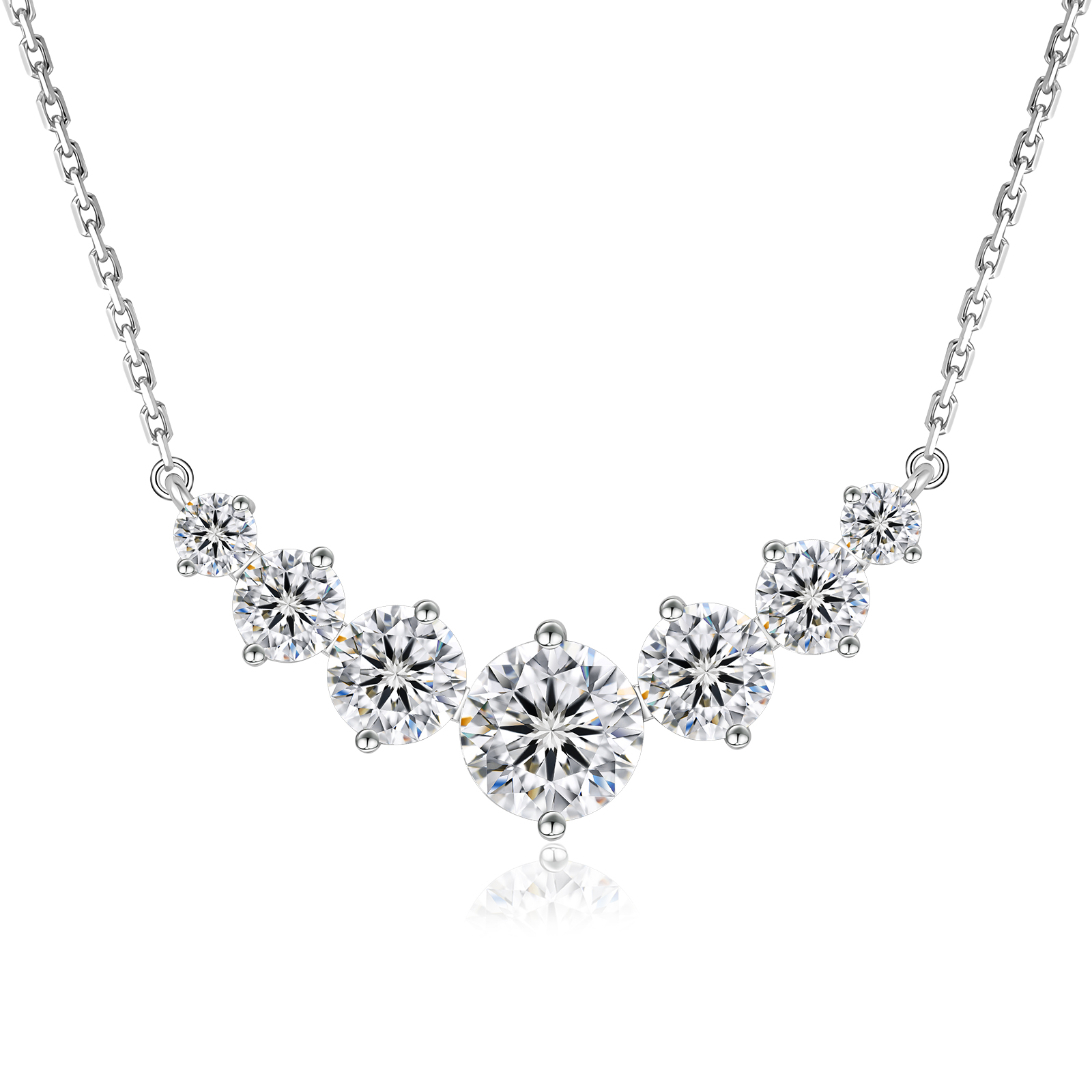 モアサナイト ペンダント ネックレス レディース VVS1 0452 KRKC