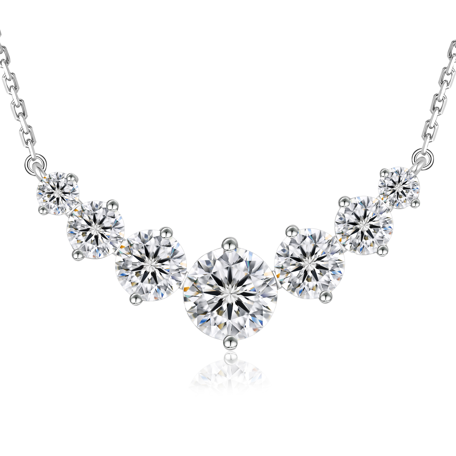 モアサナイト ペンダント ネックレス レディース VVS1 0452 KRKC