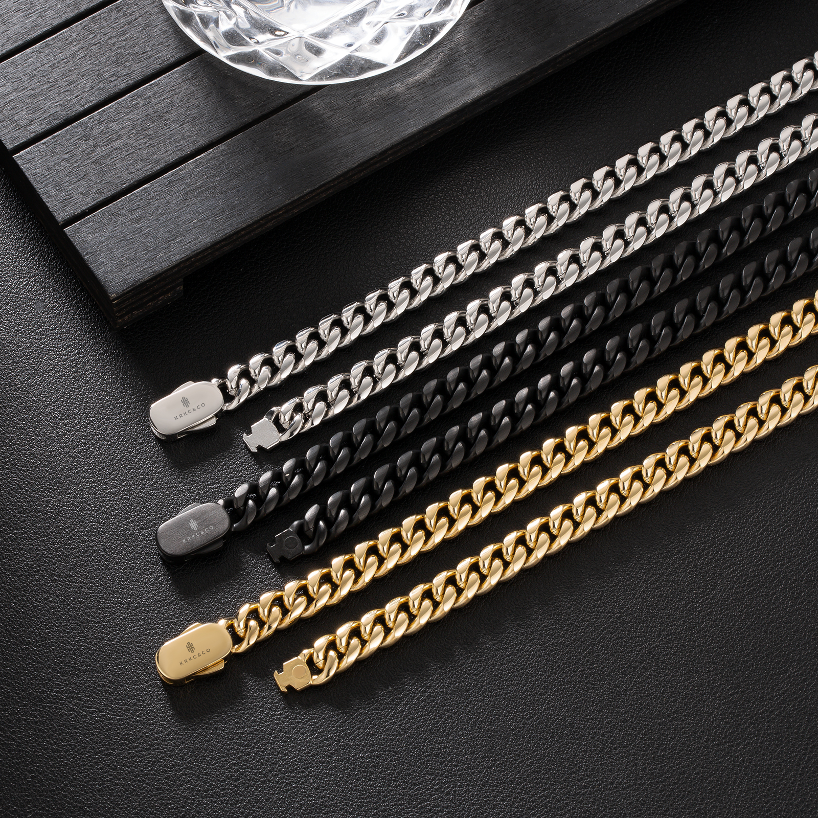 【Promise chain】8mm 喜平 ネックレス おしゃれ留め具 KRKC