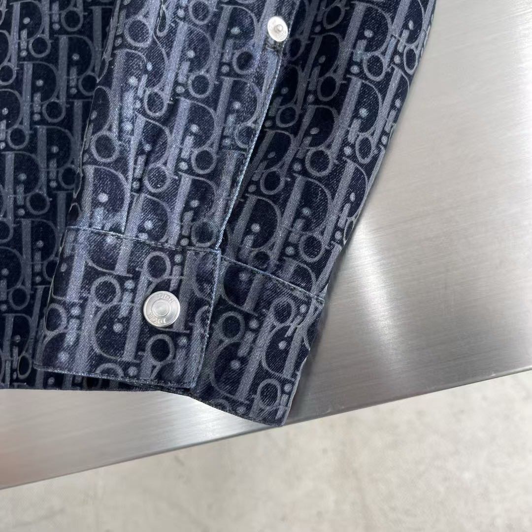 Dior Overshirt cotton blend twill（033D490M321X_C585）