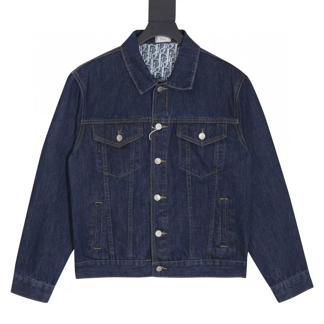 Dior Oblique Raw Cotton Denim Jacket（ 013D482J226X_C580）