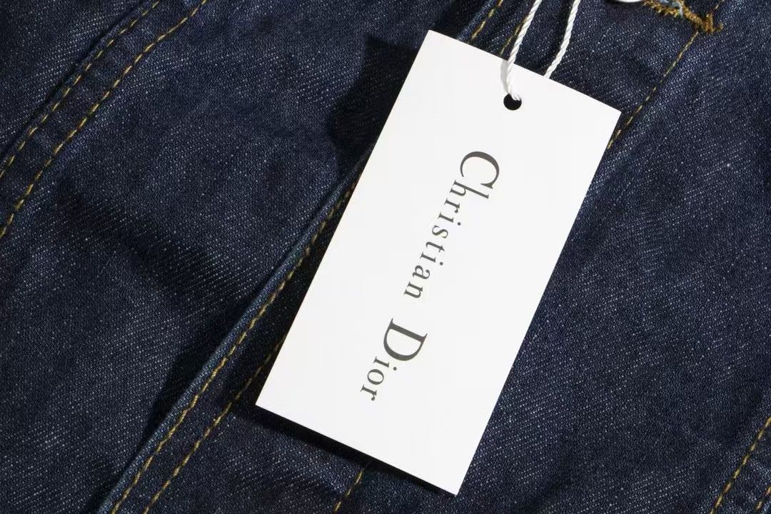 Dior Oblique Raw Cotton Denim Jacket（ 013D482J226X_C580）