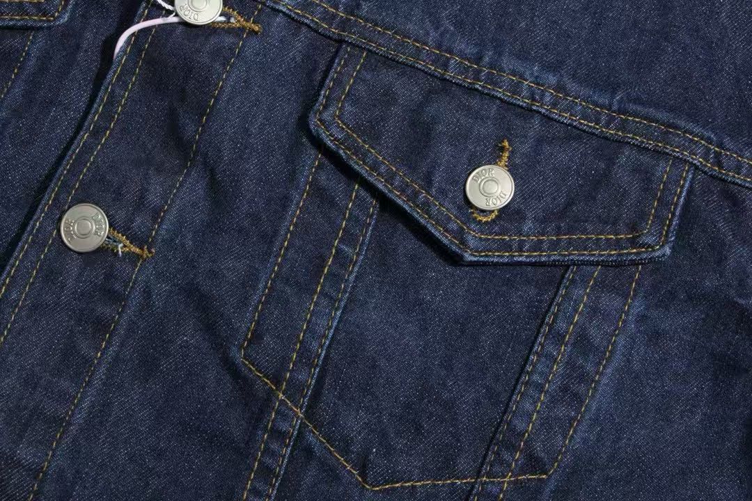 Dior Oblique Raw Cotton Denim Jacket（ 013D482J226X_C580）