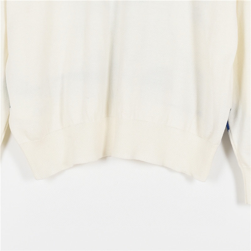 Louis Vuitton Intarsia cashmere wool crew neck（1ABXY7）