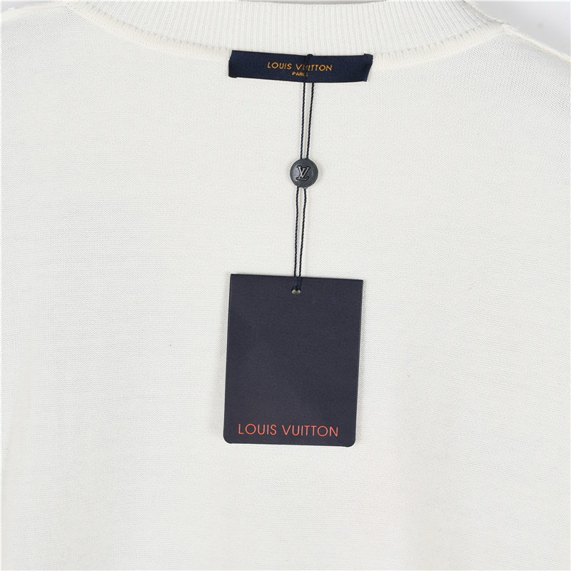 Louis Vuitton Intarsia cashmere wool crew neck（1ABXY7）