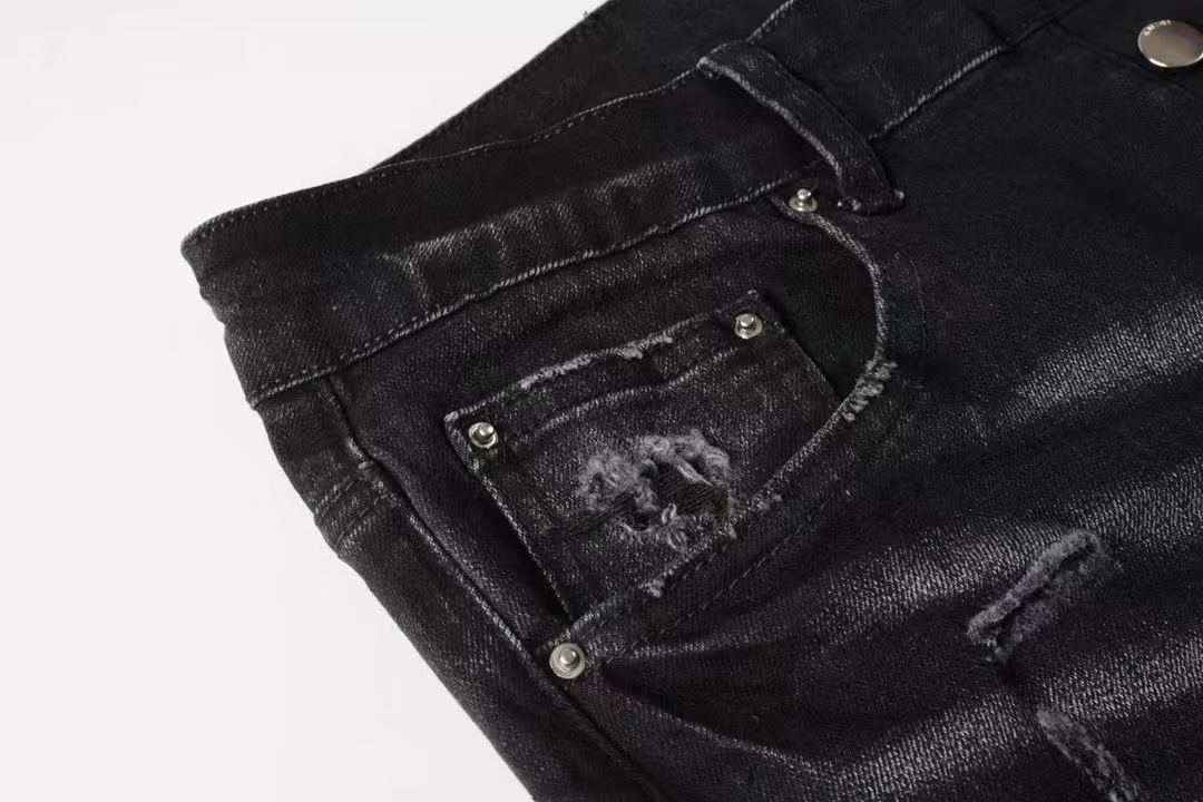 Amiri MA Bar Logo Straight Jean (PS23MDF023-023）