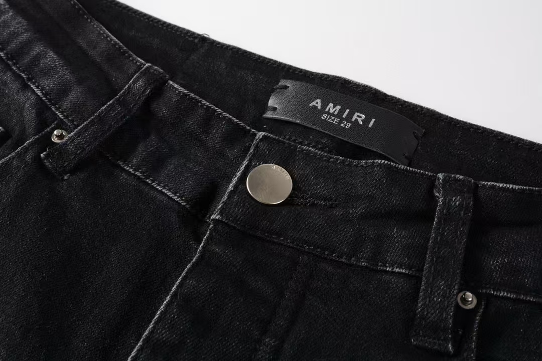 Amiri MA Bar Logo Straight Jean (PS23MDF023-023）