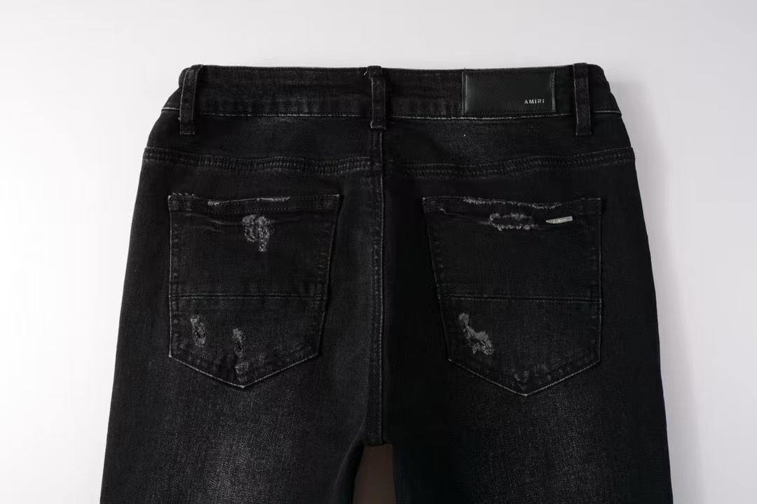 Amiri MA Bar Logo Straight Jean (PS23MDF023-023）