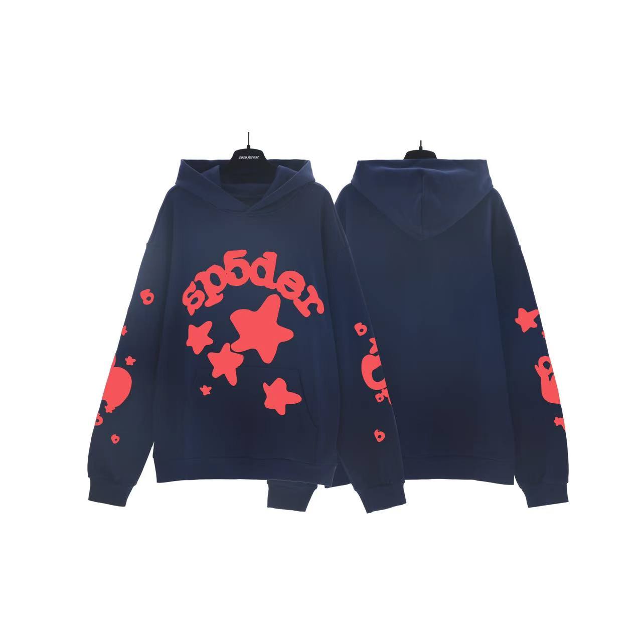 Sp5der Beluga Hoodie   (sp-039）