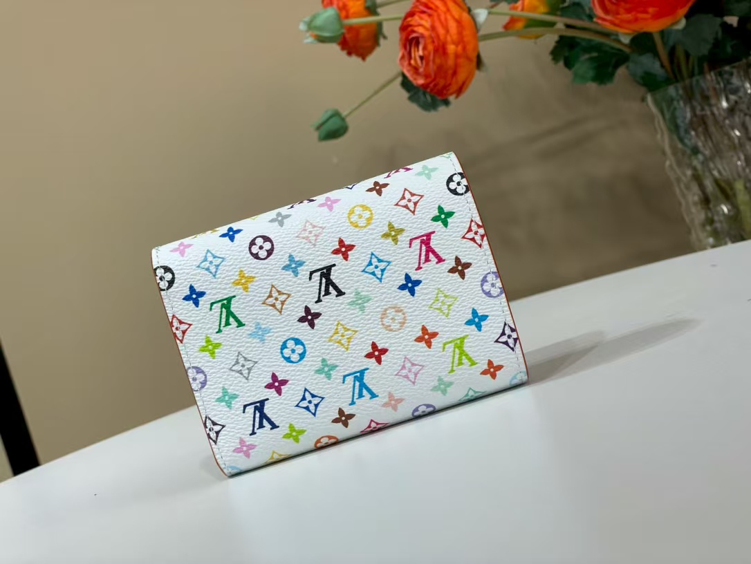 Louis Vuitton x Takashi Murakami Victorine Wallet Monogram "Multicolor"（M14163）