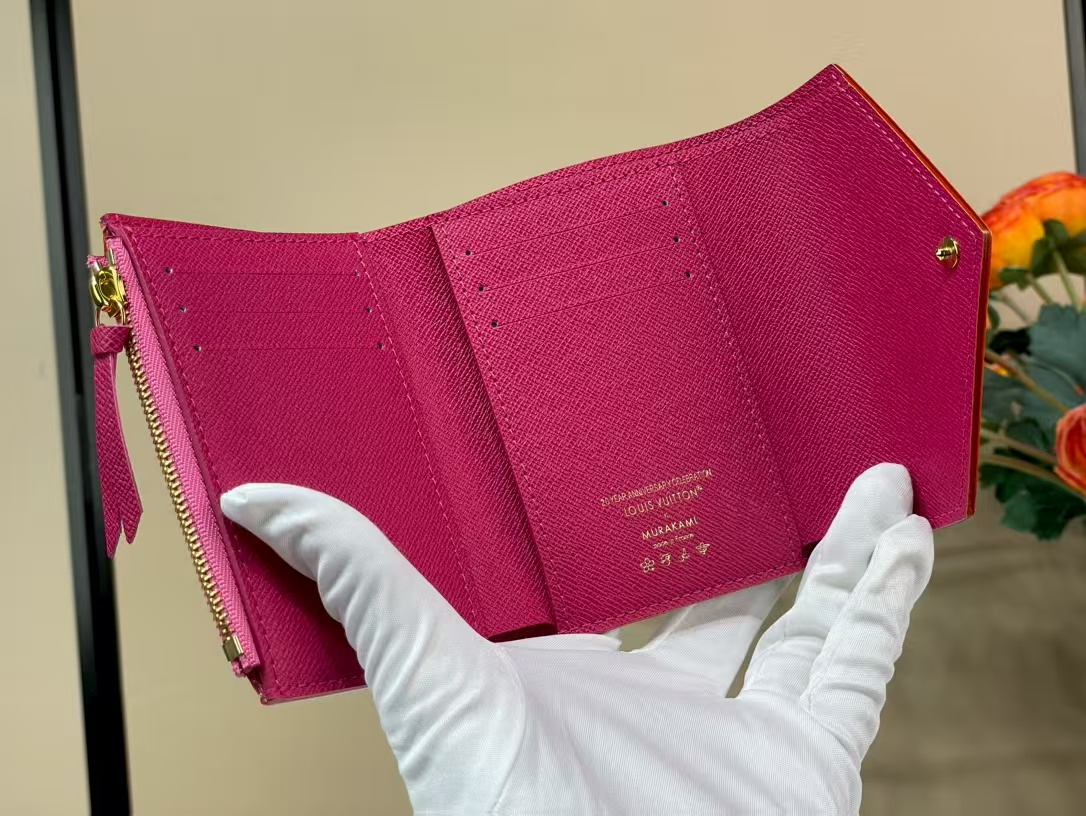 Louis Vuitton x Takashi Murakami Victorine Wallet Monogram "Multicolor"（M14163）