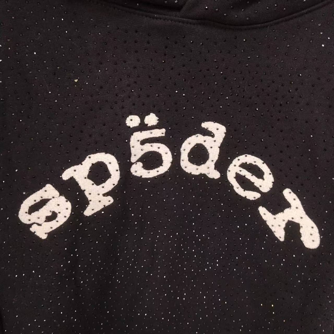 Sp5der VVS Hoodie 'Black' (SS45FW24BLK）