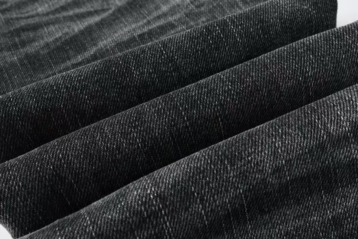 Amiri Staggered Logo Jean Rain Grey (AMDNSY1060-GREY）