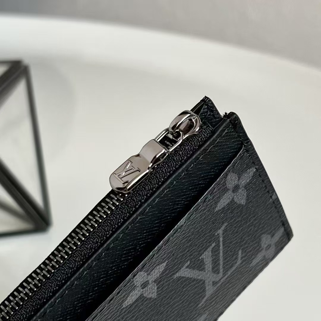 LOUIS VUITTON Coin Card Holder Monogram Eclipse（M69533）