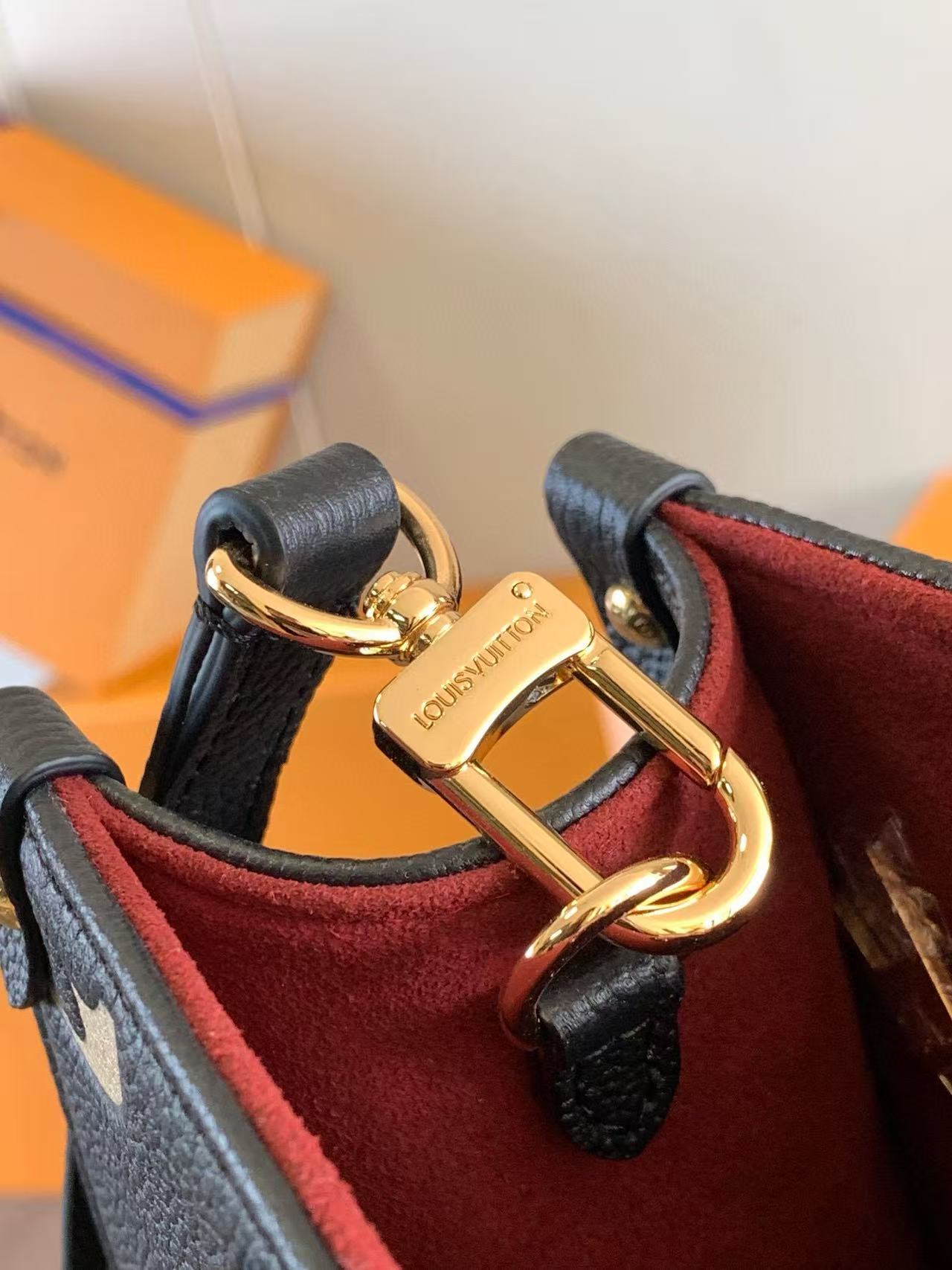 Louis Vuitton Bicolor Monogram Empreinte On-the-Go PM M45659 Bag（M45659）