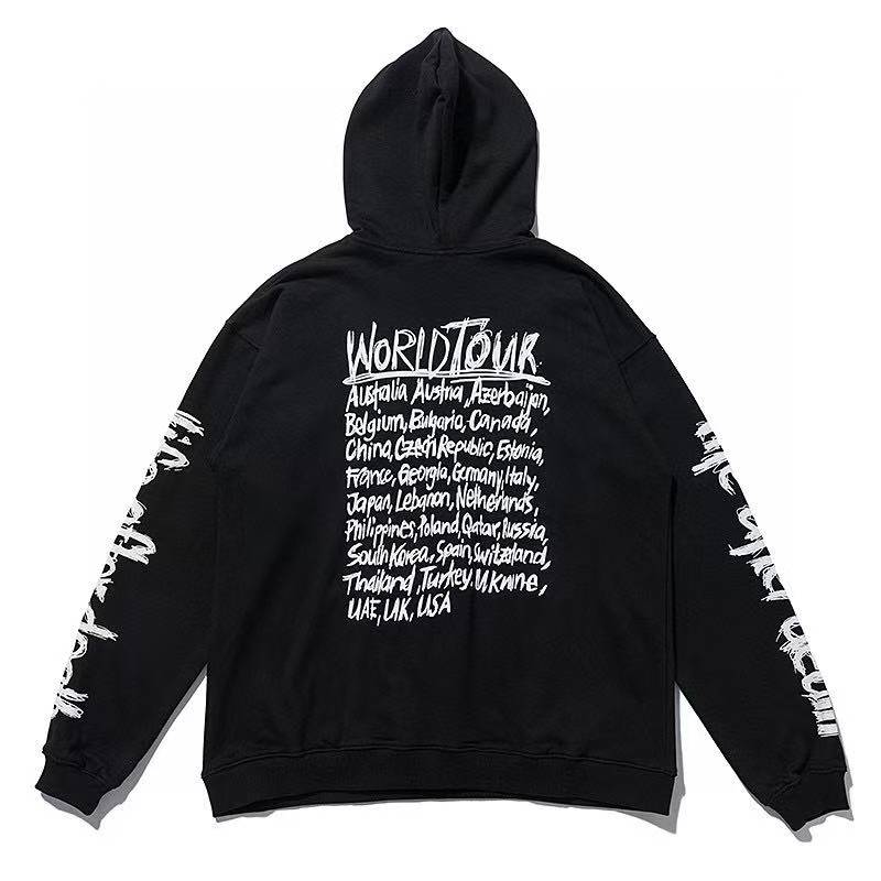 VETEMENTS logo-print cotton hoodie (UE52TR470S1606）