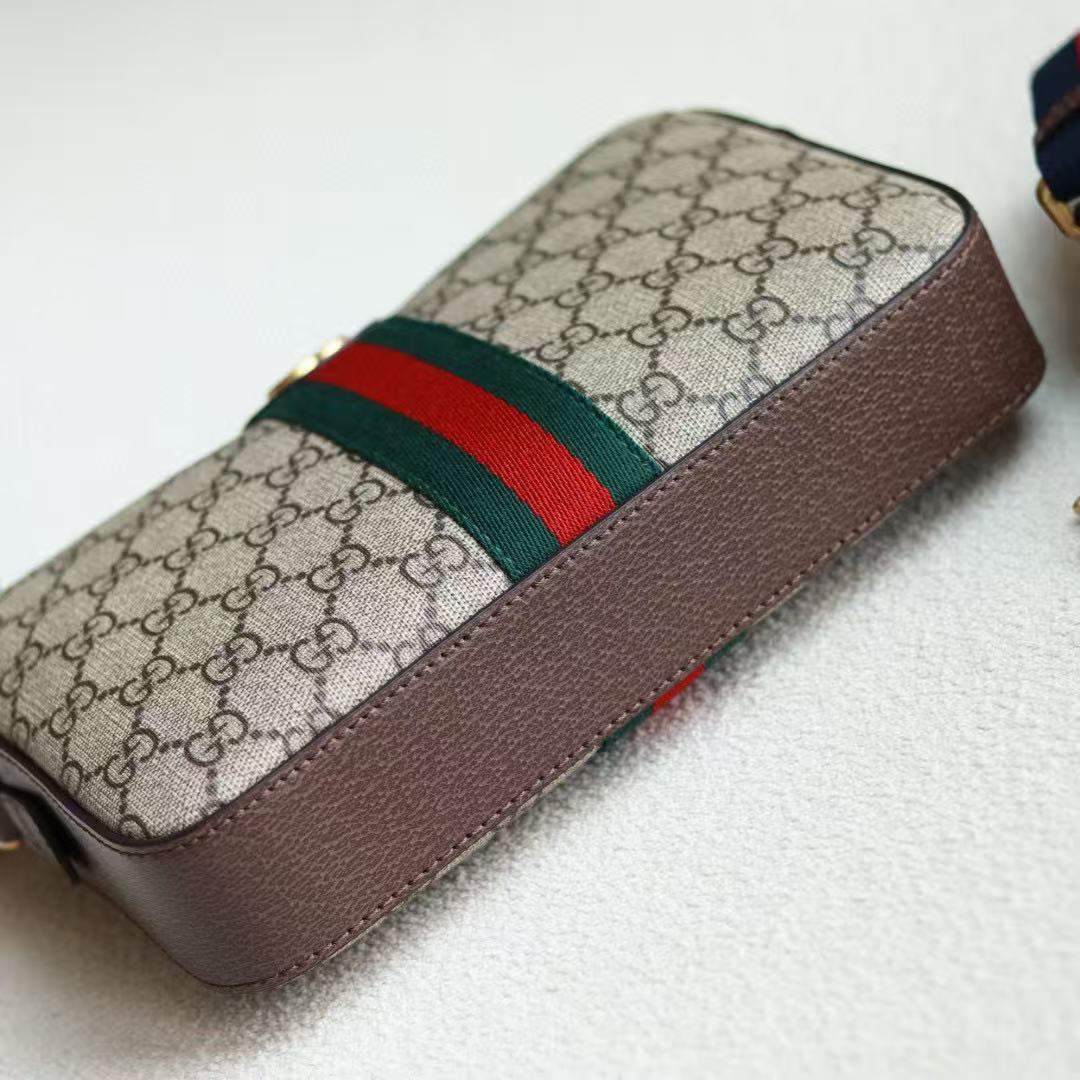 GUCCI Ophidia GG Shoulder Bag GG Supreme "Beige/Ebony" (699439-9C2ST-8920)