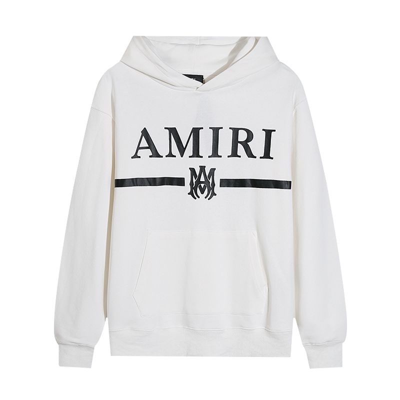 AMIRI Ma Bar Logo Hoodie (PF22MJH022F001）