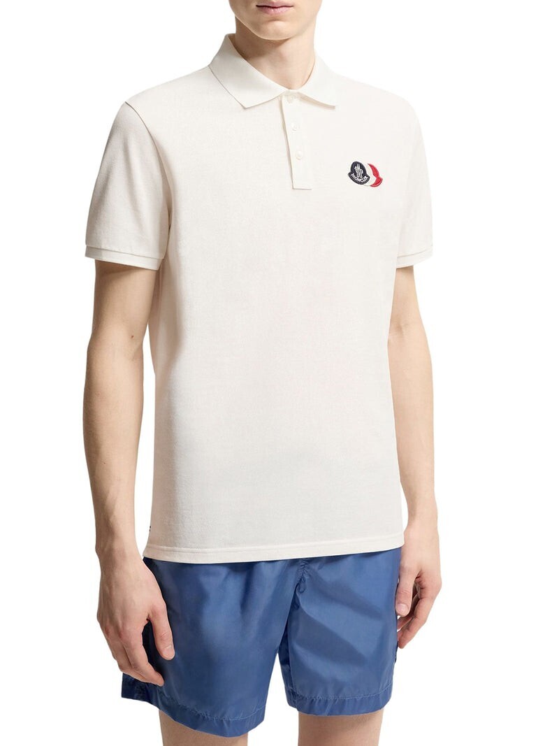 MONCLER】2026SS ロゴパッチ コットンピケポロシャツ 2種 【公式 ...