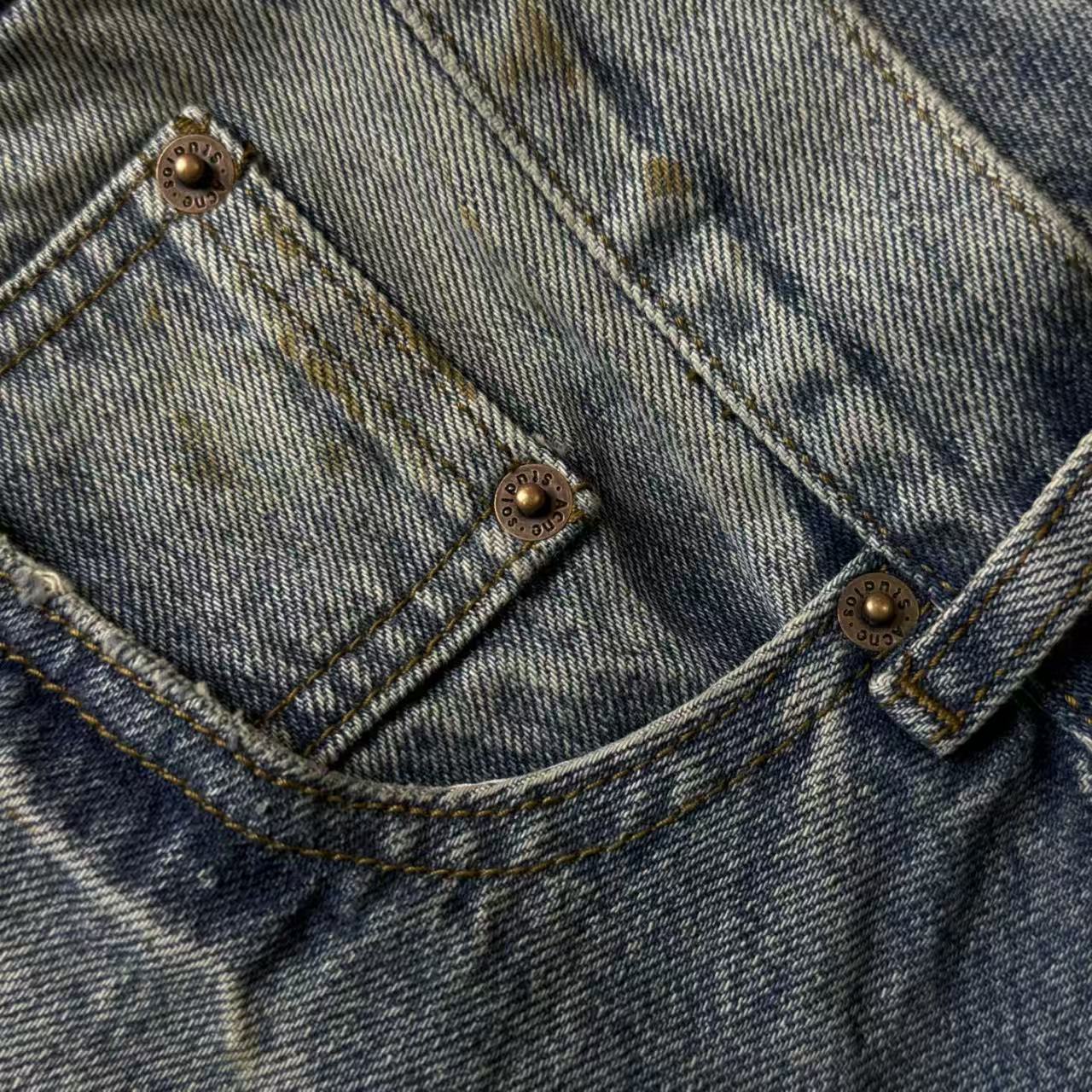 Acne Studios Super baggy fit jeans - 2023M - Light blue (B00343-228）
