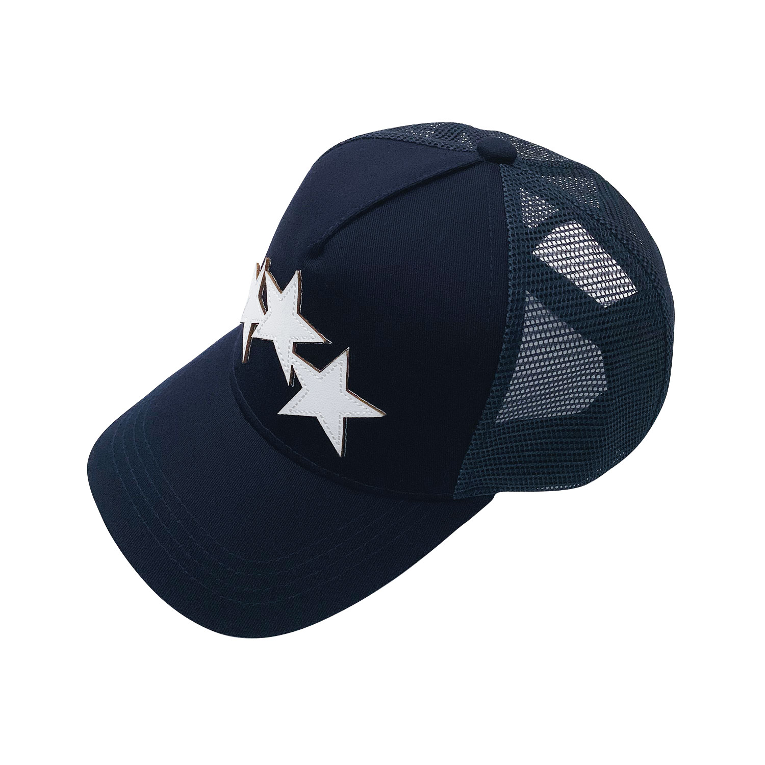 AMIRI Three Star Patch Hat（XMAH002BLACK）
