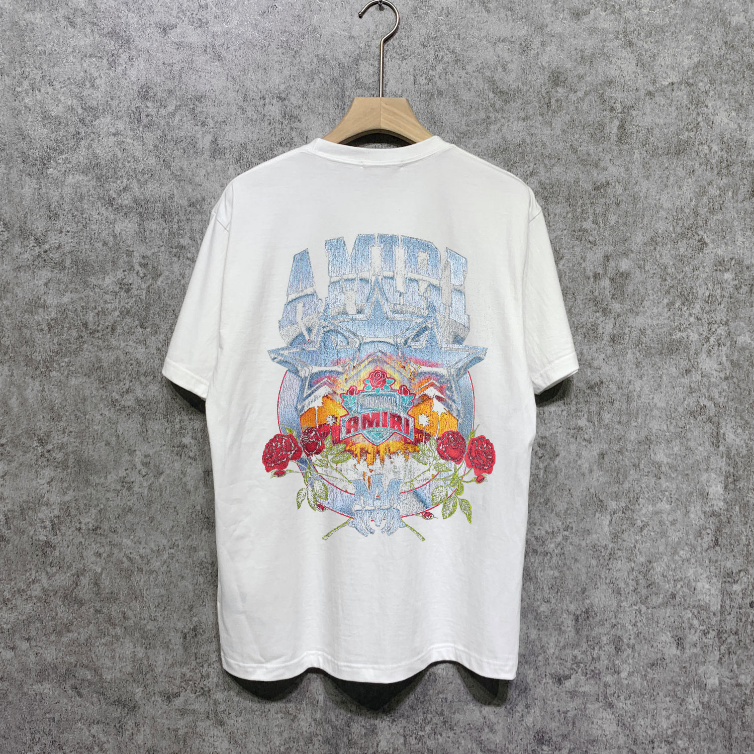 Amiri Cotton Logo T-shirt(AMJYTE1139）