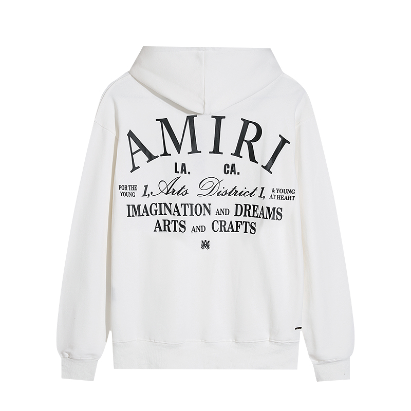 Amiri Arts District Hoodie 'Black'(PXMJG001 001）