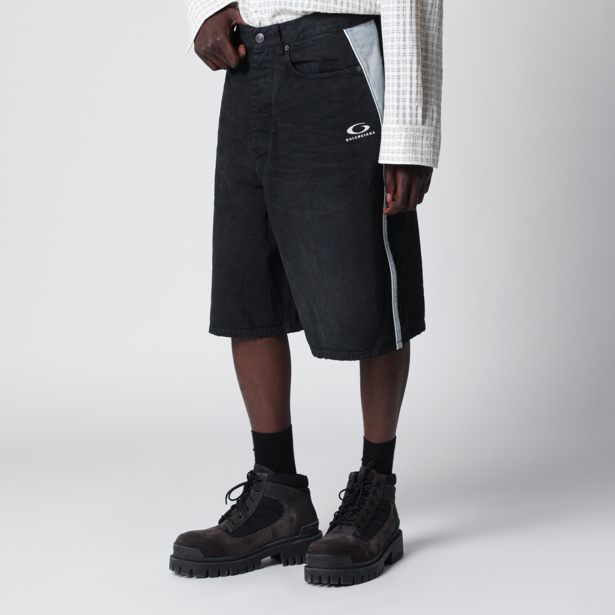 Balenciaga Loop Sport Icon denim shorts | TheDoubleF