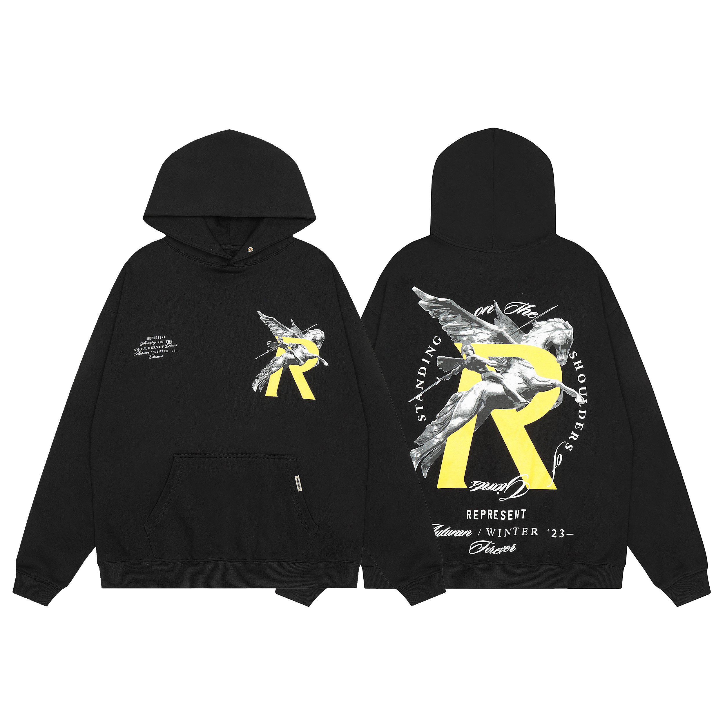 Represent Giants Hoodie Jet Black（MH4021-01）