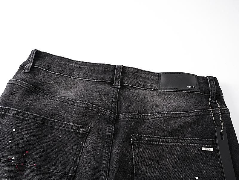 Amiri Men's Black Painter Skinny-Fit Jeans (AMDNSY1134）