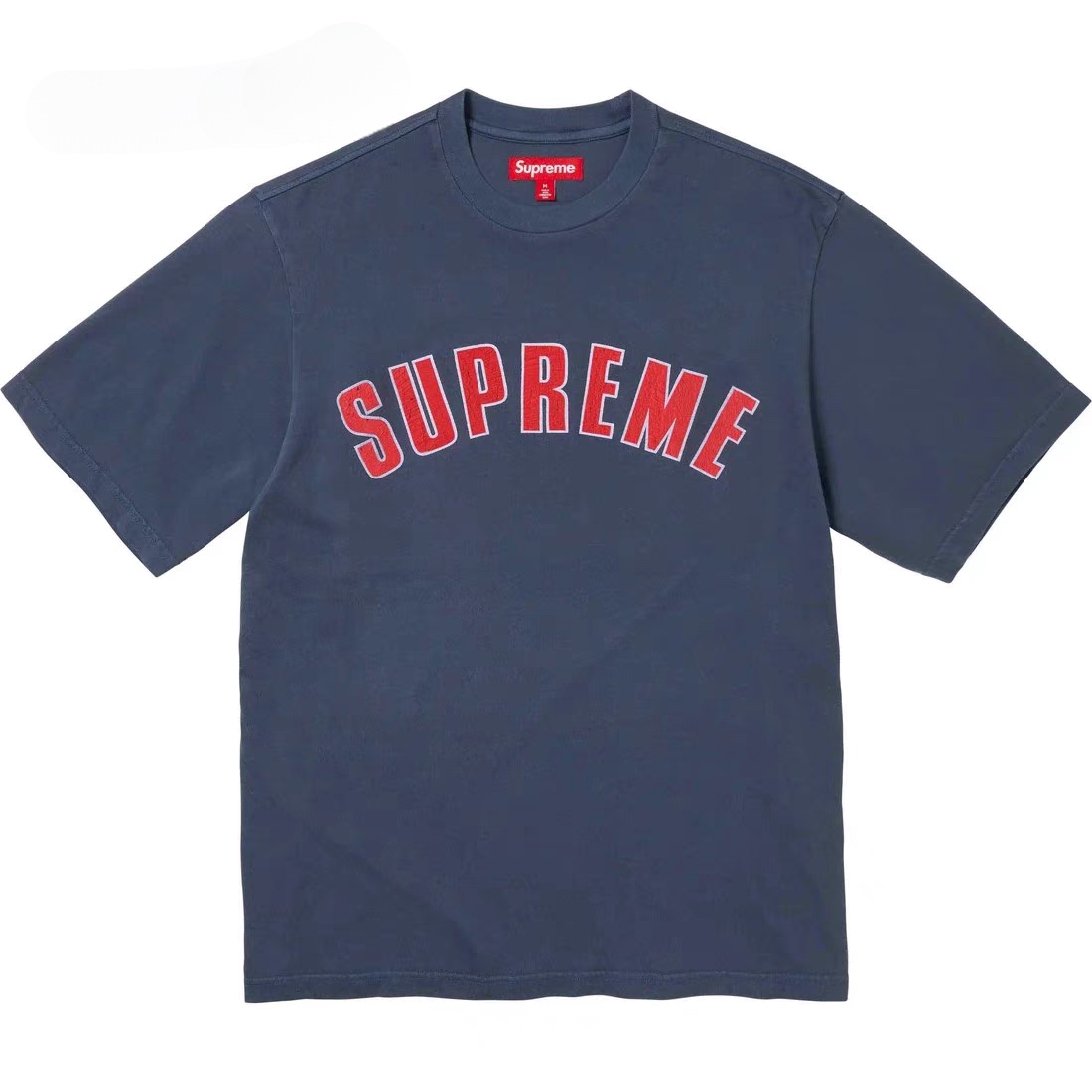 Supreme Cracked Arc S/S Top "Navy"（SUP-SS24-055-2）