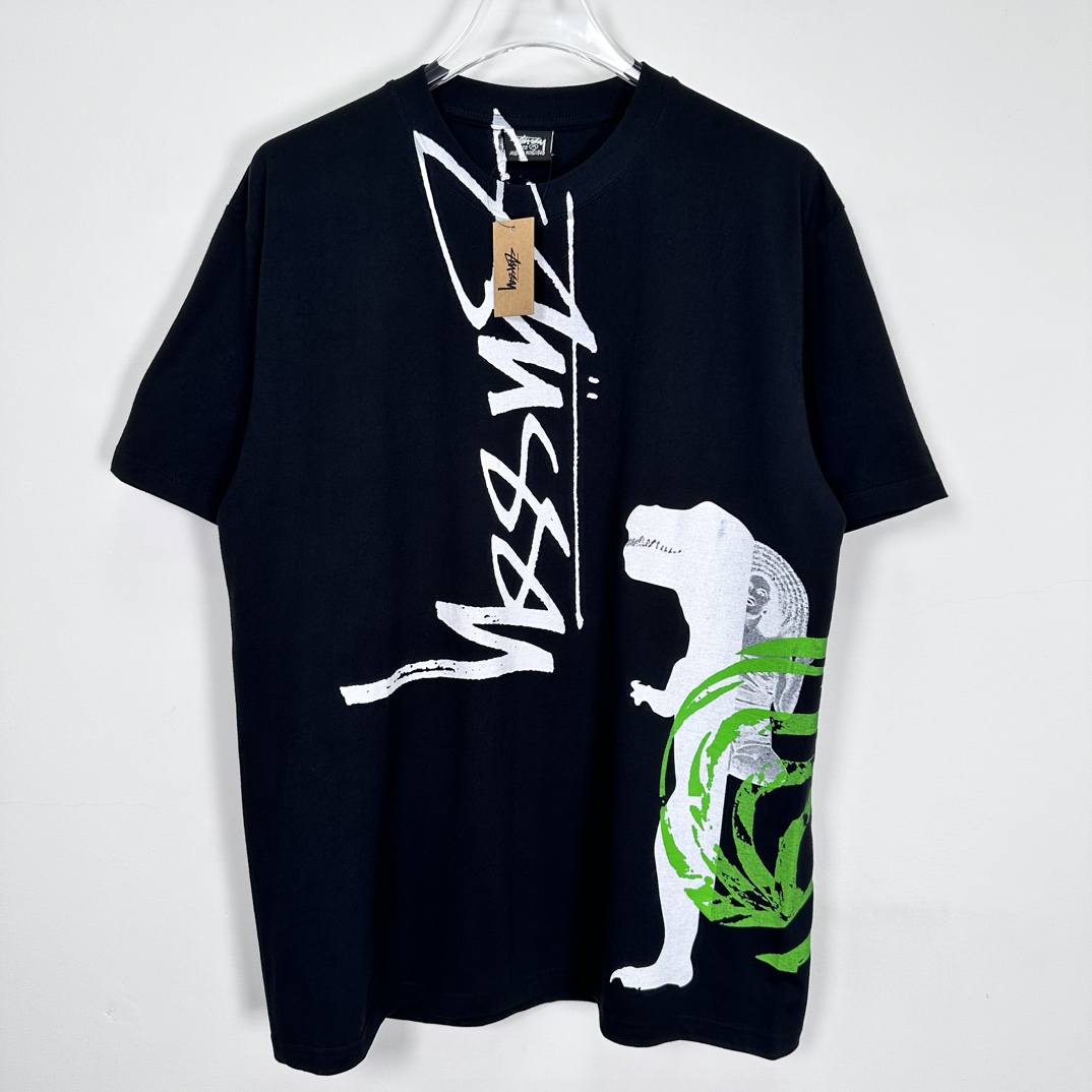 Stussy David Carson Dino Tee 'White'（3903910-1）