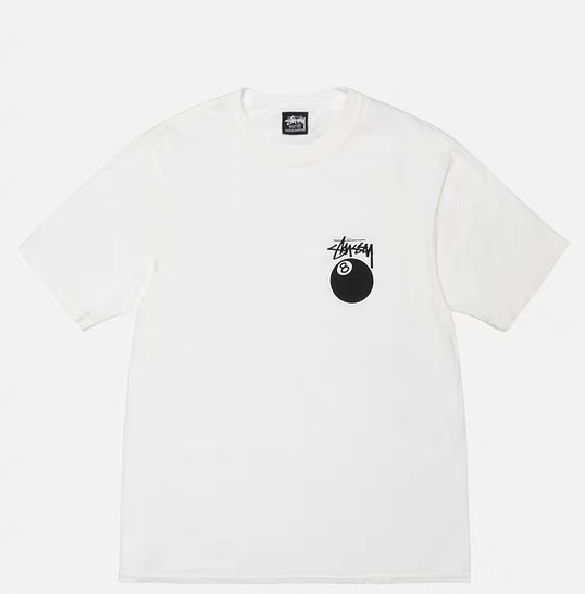 Stussy 8 Ball Pigment Dyed T-Shirt ''white'（1905022）