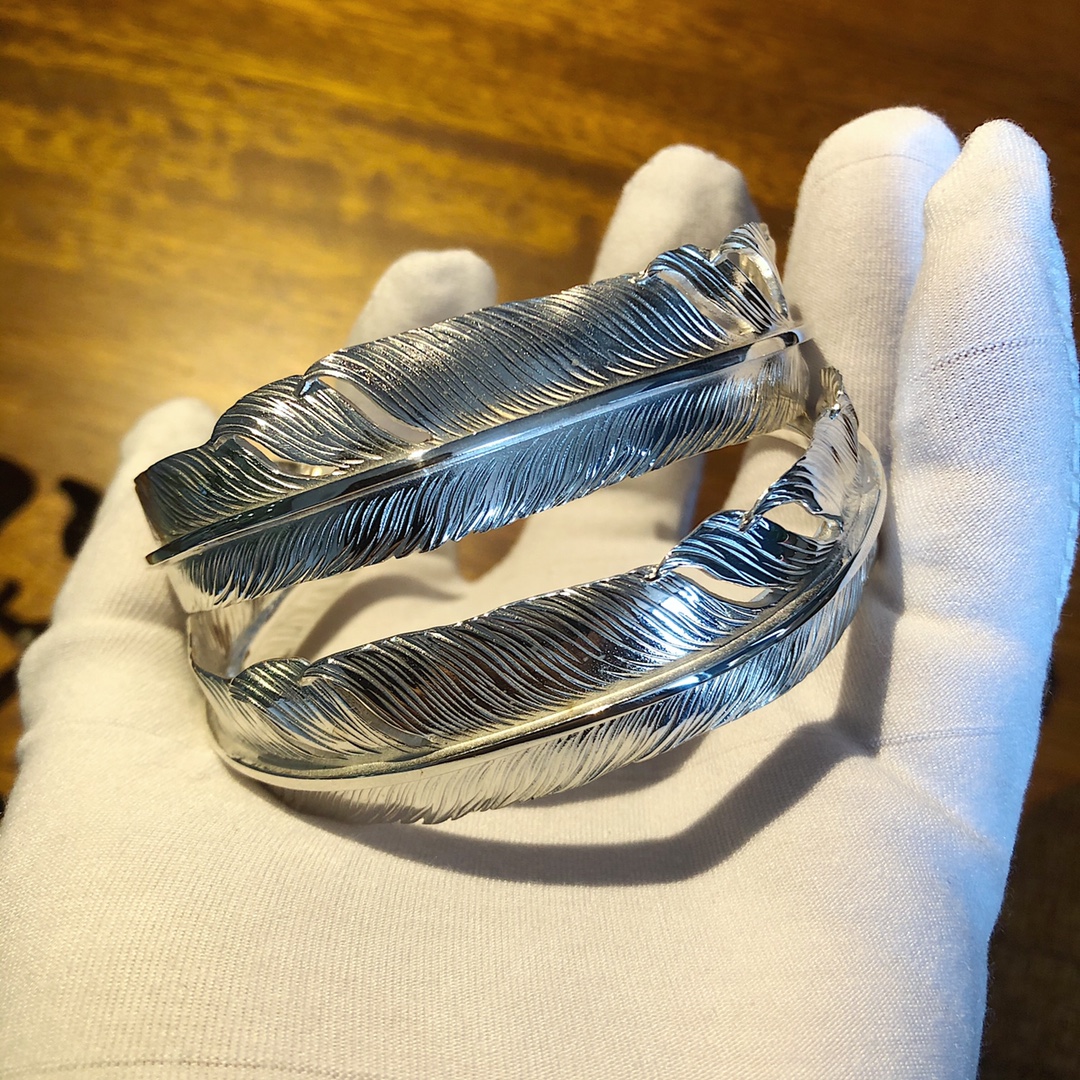 goro's 純フェザー手作りブレスレッ（GS-R-84）