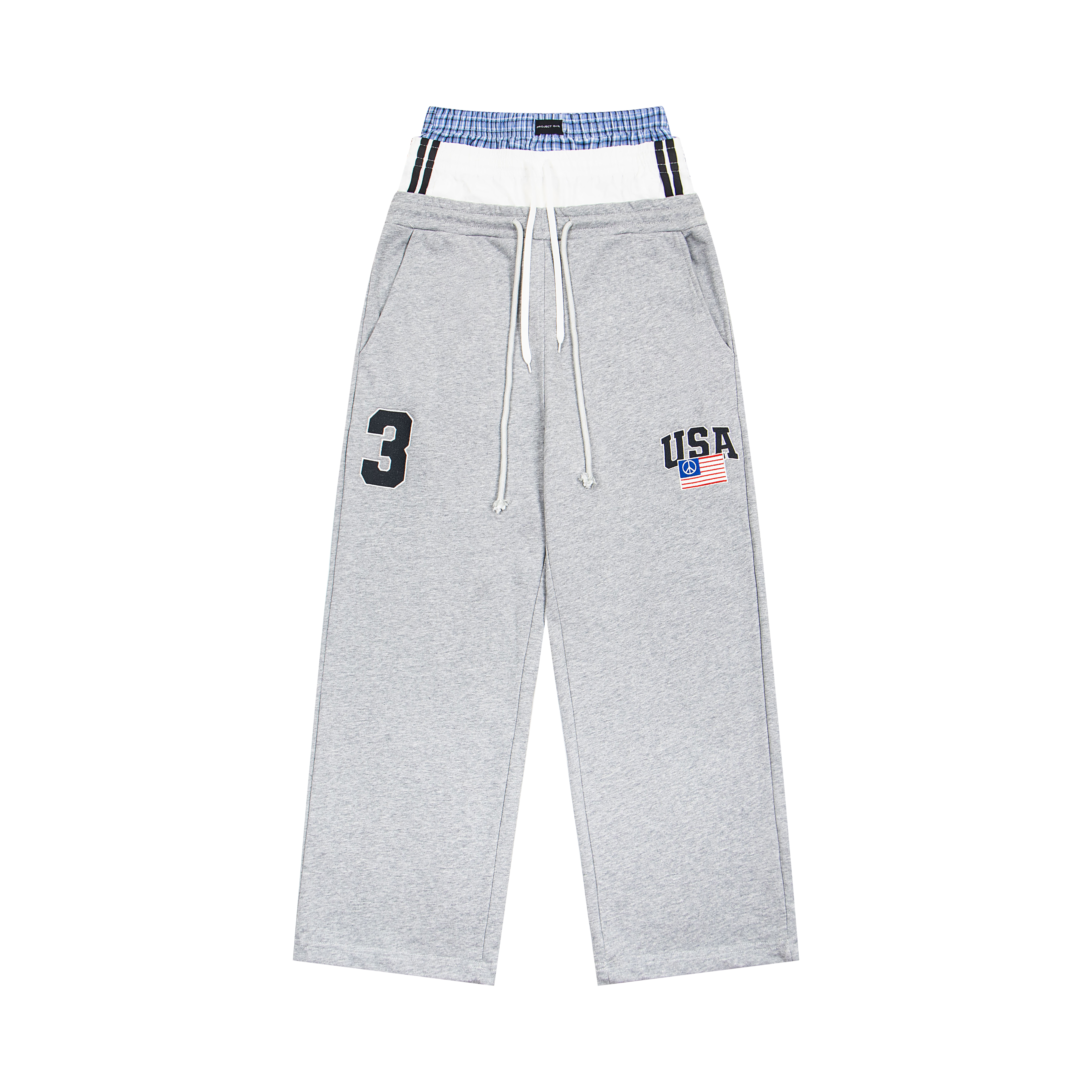 GRAILZ PROJECT G/R 3 LAYERED SWEAT PANTS（PG25SS624）
