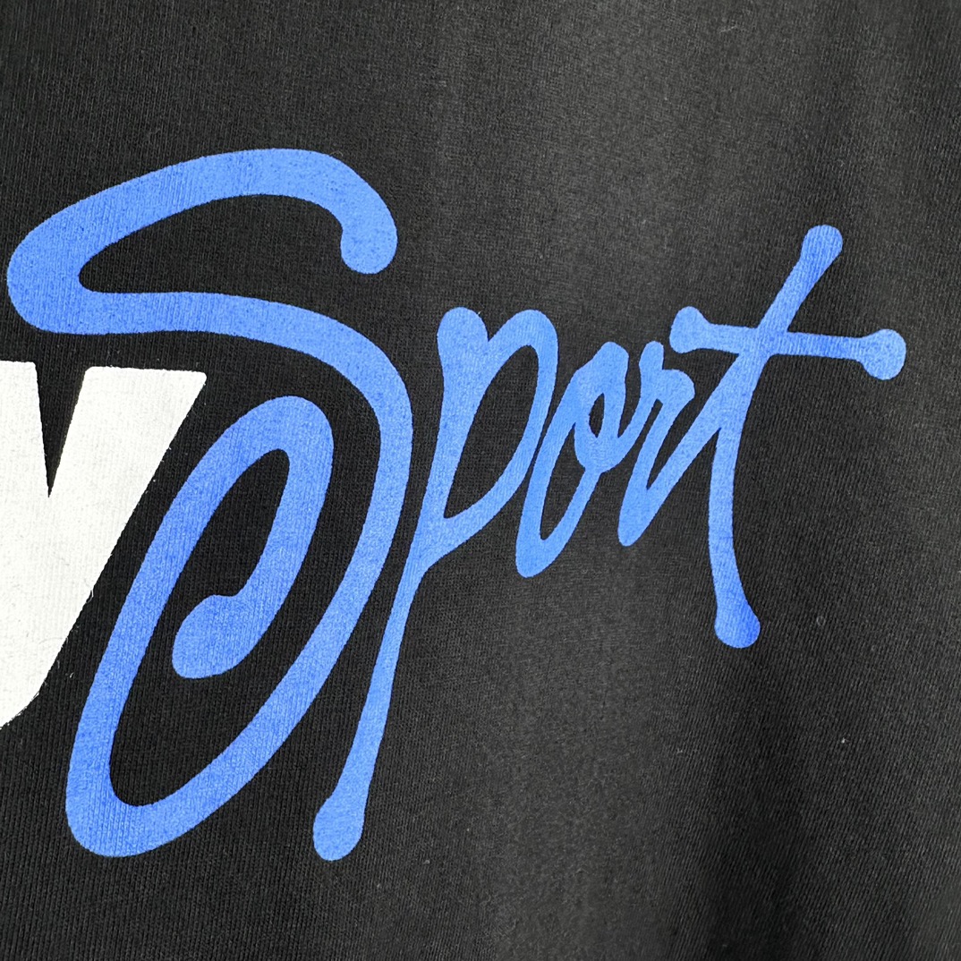 Stussy Sport Script Tee - BLACK  スポーツ スクリプト T シャツ-BLACK（1905070）