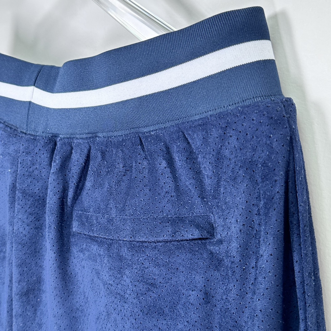 Supreme Ultrasuede Mesh Short "Navy"（SUP-SS24-281-2）