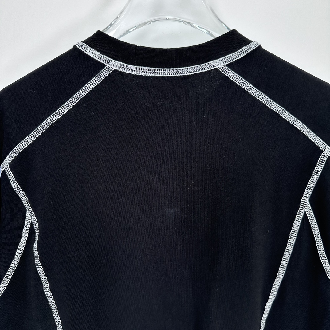 Stüssy Wave Short Sleeve Crew 'BLACK'（1140347）