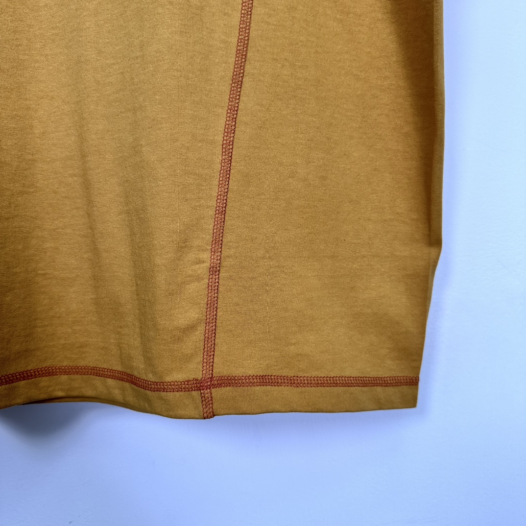 Stüssy Wave Short Sleeve Crew 'yellow'（1140348）