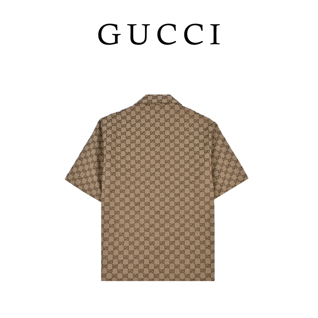 GUCCI linen blend canvas shirt（102950）