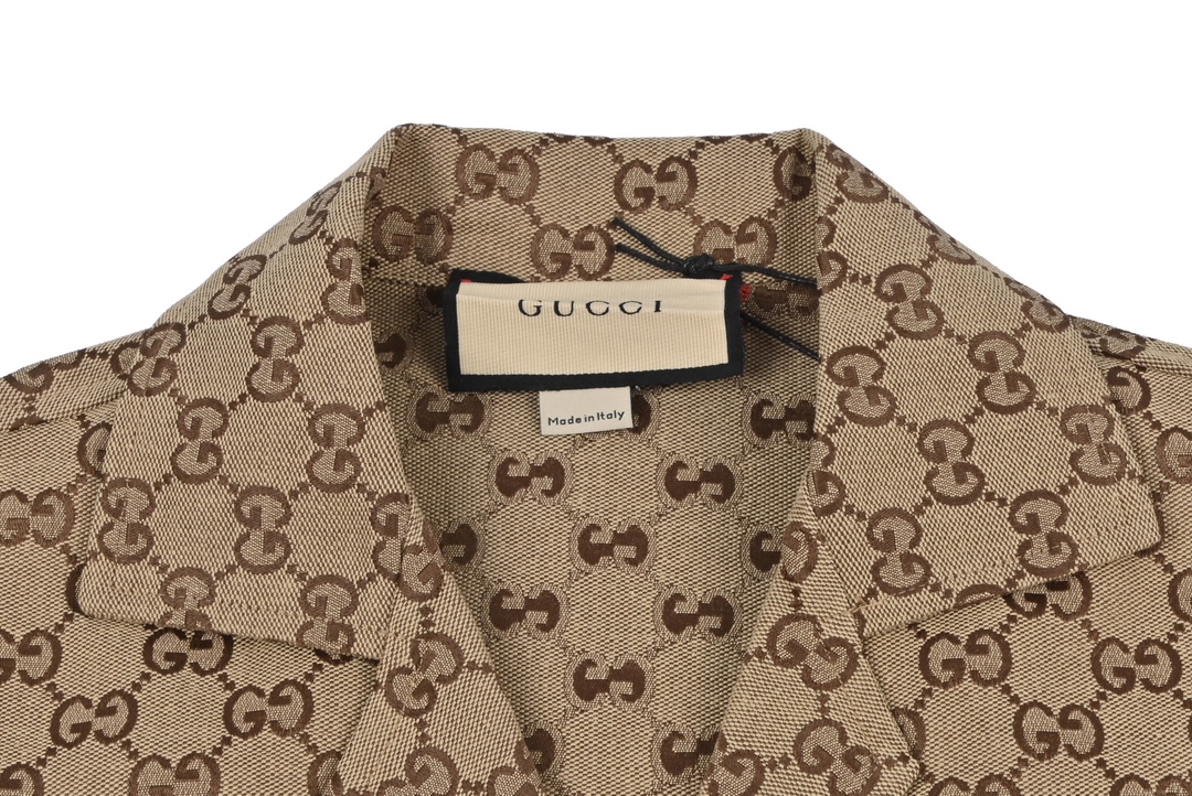 GUCCI linen blend canvas shirt（102950）