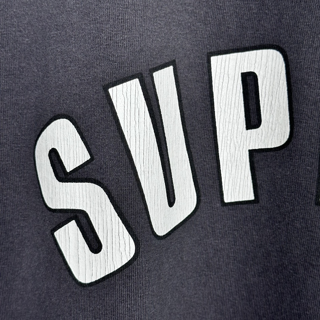 Supreme Cracked Arc S/S Top "Black"（SUP-SS24-055）