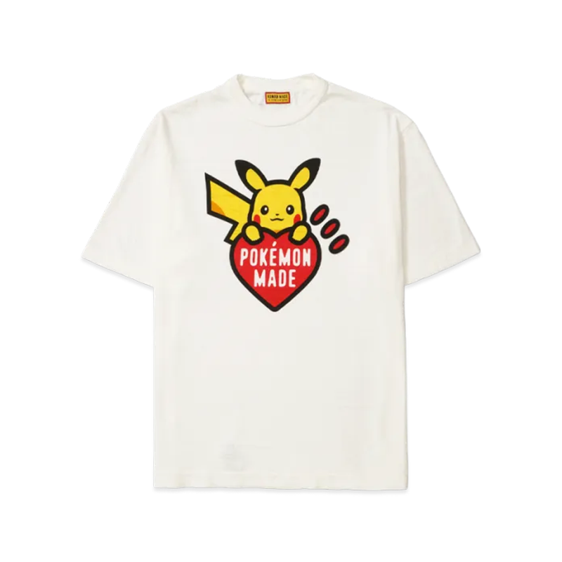 HUMAN MADE x Pokemon Made Graphic T-Shirt (Pikachu) Offline Store（XX30TE012）
