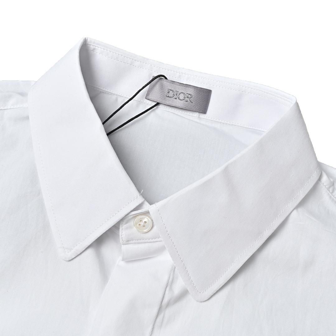 Dior 23SS Cotton Shirt 39 Men's White（123640）